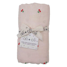 Load image into Gallery viewer, ALI + OLI Bamboo Muslin Swaddle Blanket