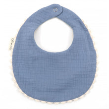 Load image into Gallery viewer, ALI + OLI Muslin Cotton Reversible Baby Bib