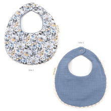 Load image into Gallery viewer, ALI + OLI Muslin Cotton Reversible Baby Bib
