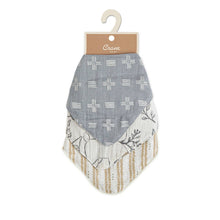 Load image into Gallery viewer, Ezra 3-Pc. Muslin Bib Set