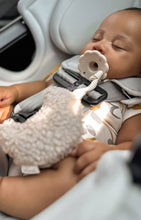Load image into Gallery viewer, ALI + OLI Plush Moon Pacifier Holder (Sand)