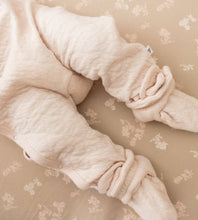 Load image into Gallery viewer, Organic Cotton Quilted Bee Baby Booties