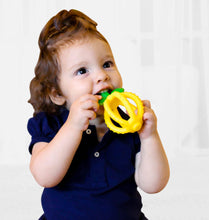 Load image into Gallery viewer, Bitzy Biter™ Teething Ball Baby Teether: Pink Lemonade