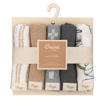 Load image into Gallery viewer, Ezra 5-pc. Wash Cloth Set (Woodland Animal)
