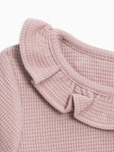 Load image into Gallery viewer, COLORED ORGANICS Organic Baby Mae Waffle Ruffle Bodysuit