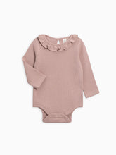 Load image into Gallery viewer, COLORED ORGANICS Organic Baby Mae Waffle Ruffle Bodysuit