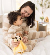 Load image into Gallery viewer, Mommy & Me Rugby Stripe Organic Cotton Sleeper