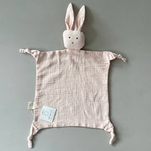 Load image into Gallery viewer, ALI + OLI Cuddle Security Blanket Soft Muslin Cotton - Bunny