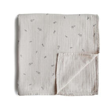 Load image into Gallery viewer, MUSHIE Muslin Swaddle Blanket Organic Cotton