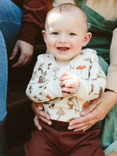 Load image into Gallery viewer, GOUMIKIDS Viscose + Org Cotton Baby LS Bodysuit
