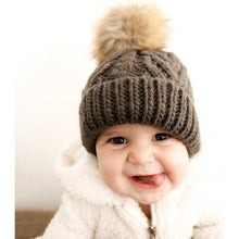 Load image into Gallery viewer, Loden Green Pop Pom Pom Beanie Hat

