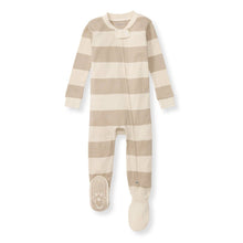 Load image into Gallery viewer, Mommy &amp; Me Rugby Stripe Organic Cotton Sleeper
