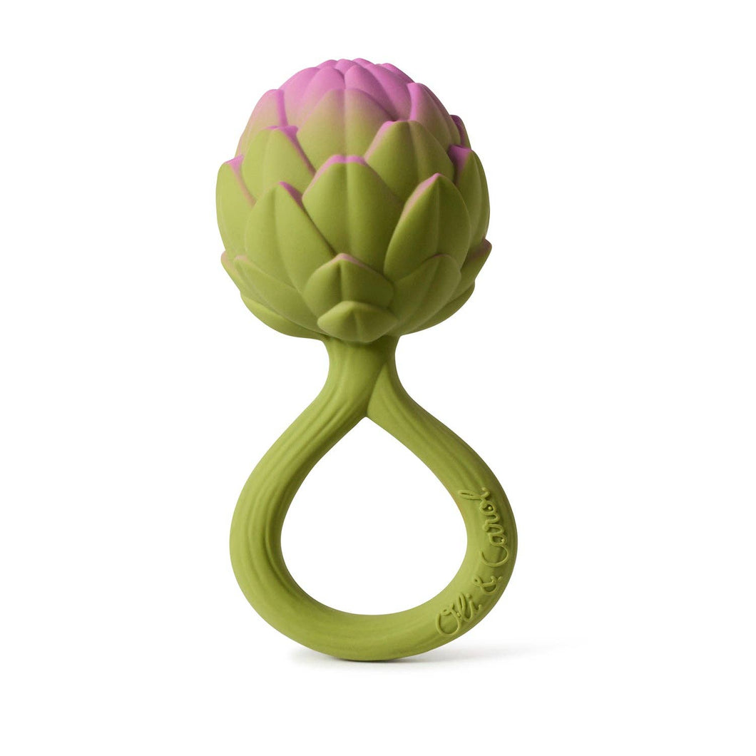 OLI + CAROL Artichoke Rattle Toy