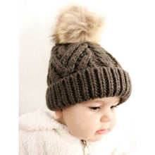 Load image into Gallery viewer, Loden Green Pop Pom Pom Beanie Hat
