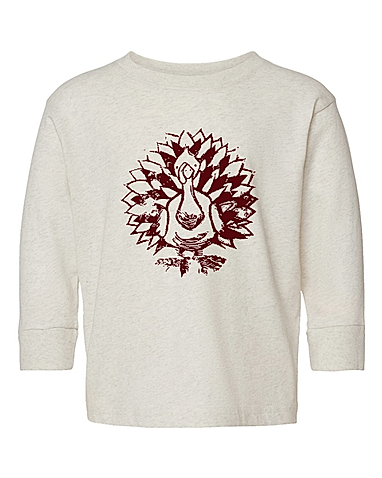 Linocut Toddler Long Sleeve Tee