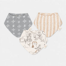 Load image into Gallery viewer, Ezra 3-Pc. Muslin Bib Set

