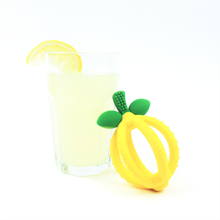 Load image into Gallery viewer, Bitzy Biter™ Teething Ball Baby Teether: Pink Lemonade
