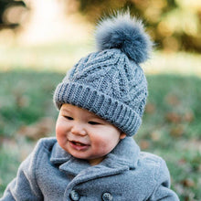 Load image into Gallery viewer, Pop Pom Pom Beanie Hat
