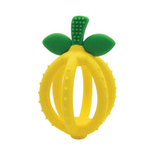 Load image into Gallery viewer, Bitzy Biter™ Teething Ball Baby Teether: Pink Lemonade
