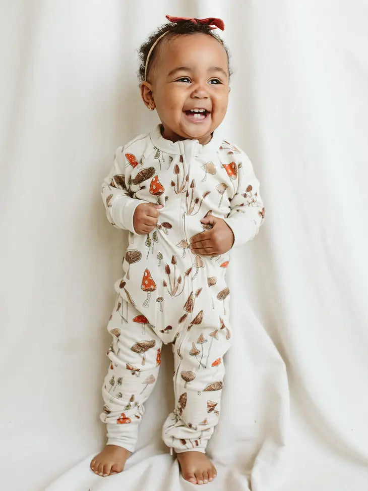 GOUMIKIDS Viscose + Org Cotton LS Zipper One-Piece