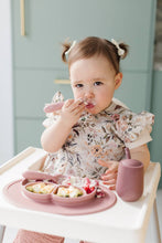 Load image into Gallery viewer, Delilah Floral Flutter Bapron: Toddler (6m-3T)
