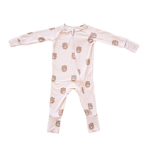 Load image into Gallery viewer, BUG + BEAN Bamboo 2-Way Convertible Zip Romper
