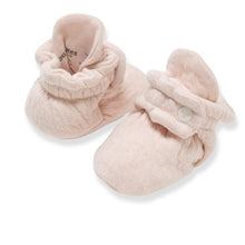 Load image into Gallery viewer, Organic Cotton Quilted Bee Baby Booties
