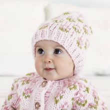 Load image into Gallery viewer, Bitty Blooms Blush Beanie Hat
