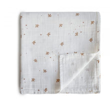 Load image into Gallery viewer, MUSHIE Muslin Swaddle Blanket Organic Cotton
