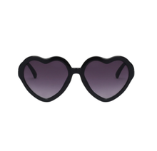 Load image into Gallery viewer, Tiny Heart Kid&#39;s Sunglasses: Black
