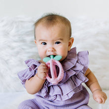 Load image into Gallery viewer, Bitzy Biter™ Teething Ball Baby Teether: Pink Lemonade
