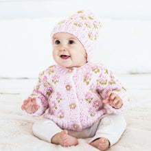 Load image into Gallery viewer, Bitty Blooms Blush Beanie Hat
