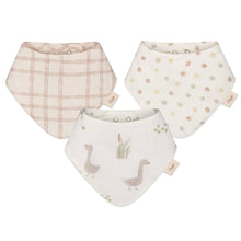 Load image into Gallery viewer, Charlie 3-pc. Farmhouse Goose Bib Set
