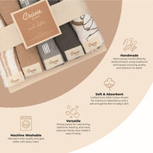 Load image into Gallery viewer, Ezra 5-pc. Wash Cloth Set (Woodland Animal)
