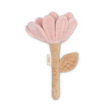 Load image into Gallery viewer, Violet Floral Plush Baby Rattle Toy
