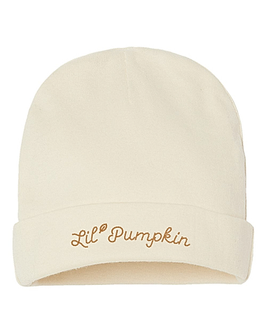 Lil' Pumpkin Baby Rib Beanie