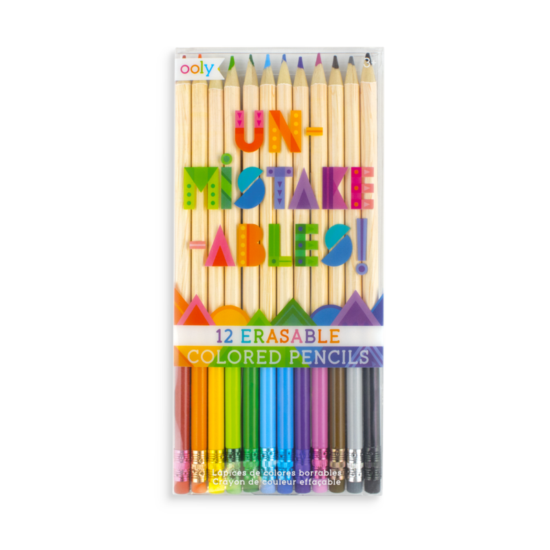 OOLY Unmistakeables Erasable Colored Pencils