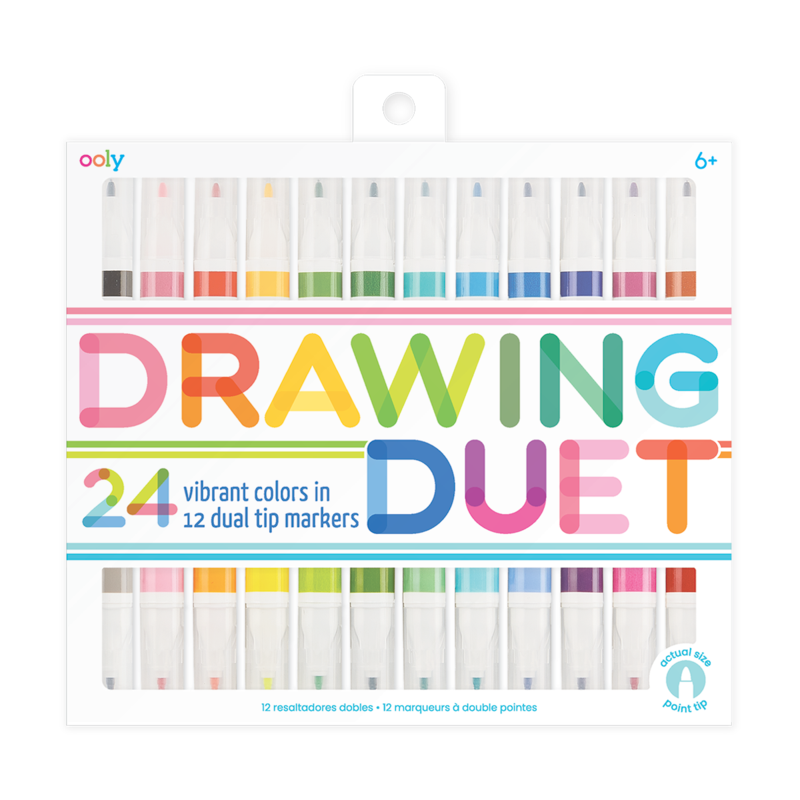 OOLY Drawing Duet Double Ended Markers
