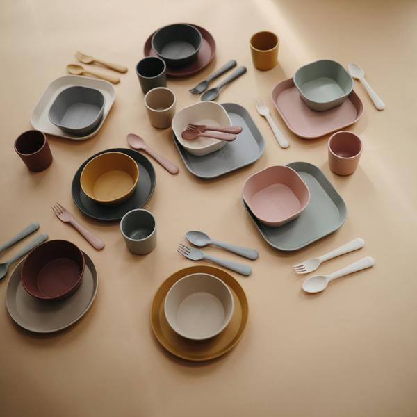 MUSHIE Square Dinnerware Plate, Set of 2