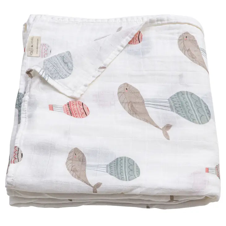 ALI + OLI Muslin Swaddle Blanket