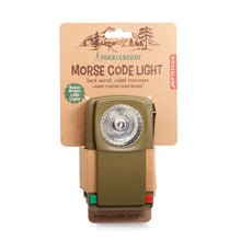 Load image into Gallery viewer, KIKKERLAND Huckleberry Morse Code Flashlight
